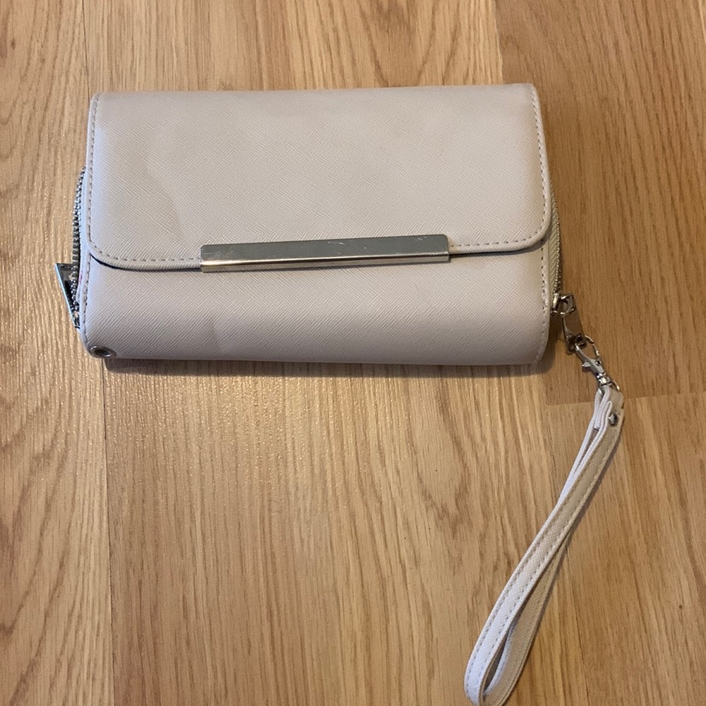 Charlotte Russe beige hand purse